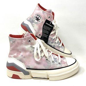 Converse High-Top Sneakers in Pink and Gray